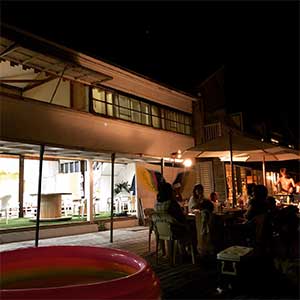 真夏の夜に海でBBQ！！